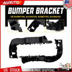 Bumper Bracket Pair for Audi A3 (2015–2018) - Left & Right Side, Black