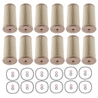 12X Fuel Water Separator Filter for 1000FG (2020) 30 Micron Cartridge