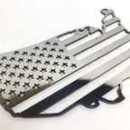 Polished Stainless Steel American Flag Emblem for Universal Vehicle (1990–2026)