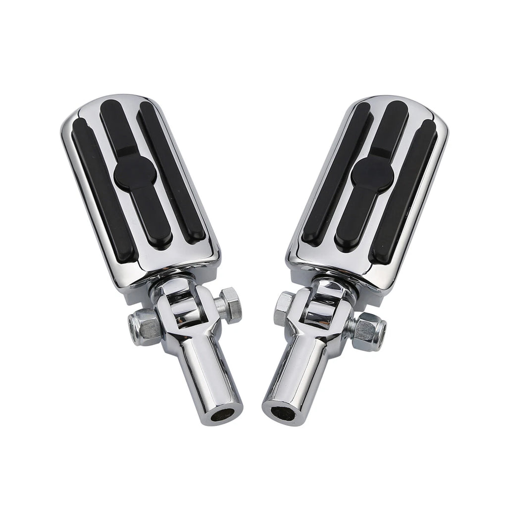 Chrome Passenger Footpeg Support Clevis Mount for Harley Softail Fat Boy (2000–2006)