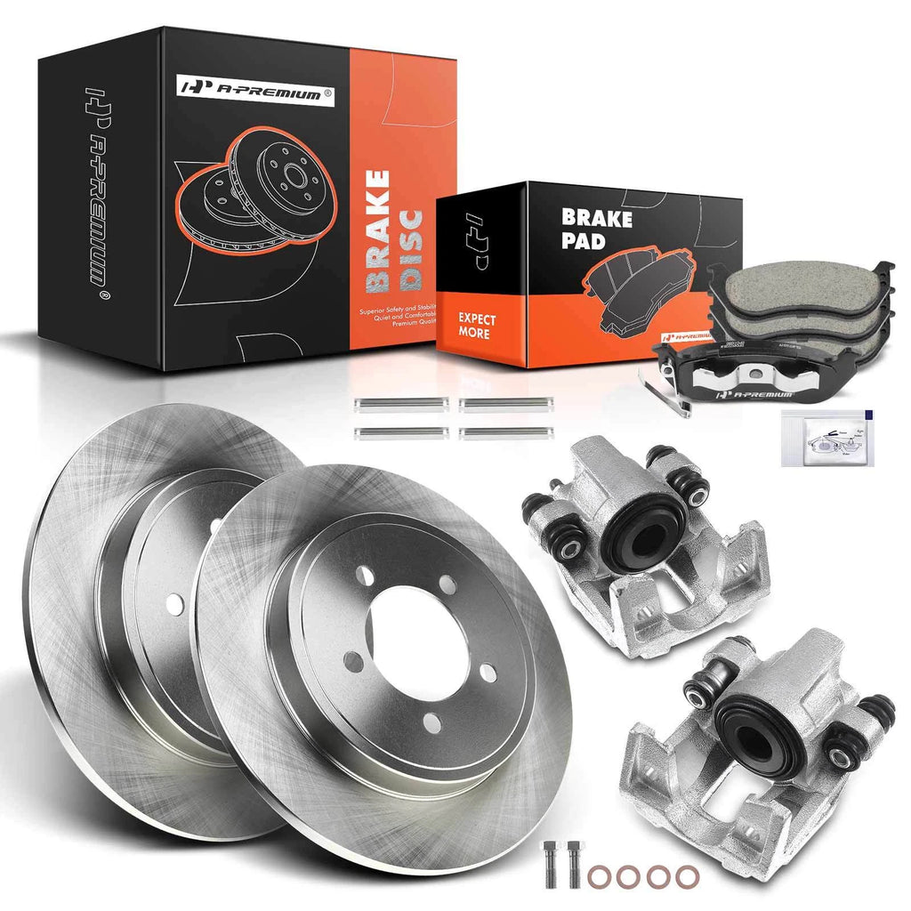 Pair Rear Brake Rotors & Pads for Ford Explorer Mountaineer (1991–2001)