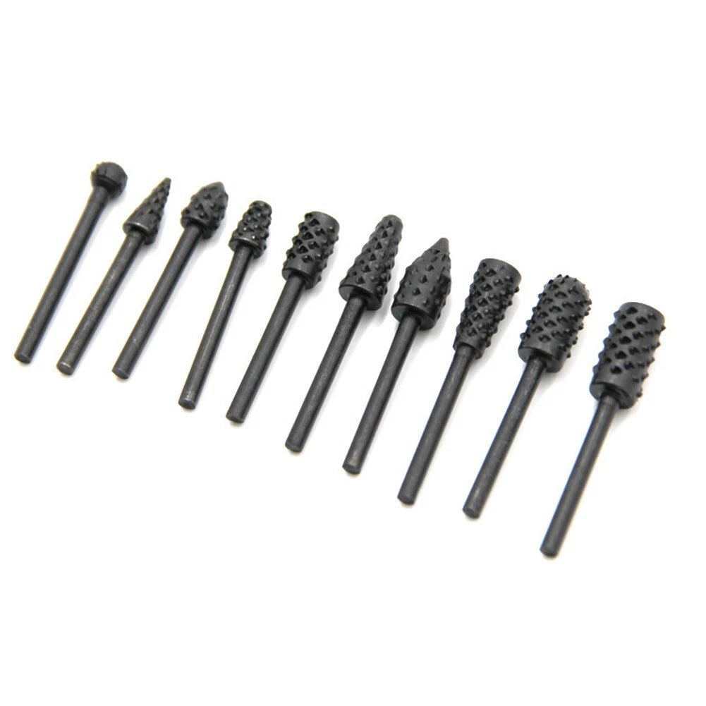 Rotary File 3mm Shank 1/8" 45# Carbon Steel for