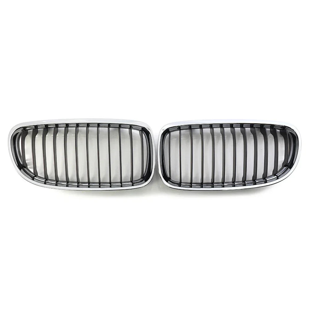 Front Kidney Grille Chrome Black for BMW E90 E91 328i 335i (2009-2011)