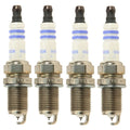 Set of 4 Spark Plugs Bosch Iridium 9600 for Toyota Nissan Chrysler Kia (L4 H4)