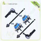Front Wheel Hub Bearing Assembly & Inner Outer Tie Rods for Buick