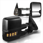 Power Heated Towing Side Mirrors for Silverado/Sierra (2003–2007) w/Smoked Signal