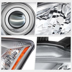 Left Side Projector Headlight Lamp Chrome Housing for Lexus ES350 (2007–2009)