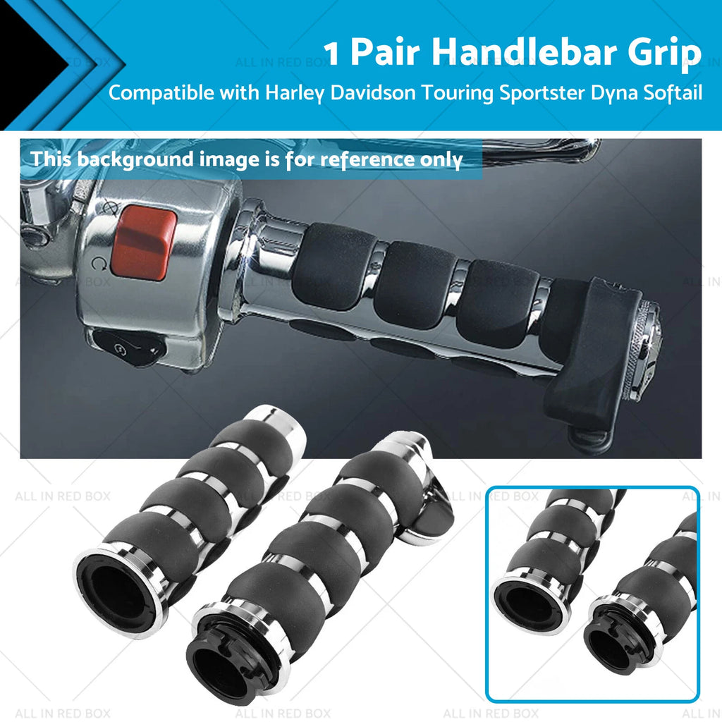 Handlebar Hand Grips for Harley Davidson Touring Sportster Dyna Softail