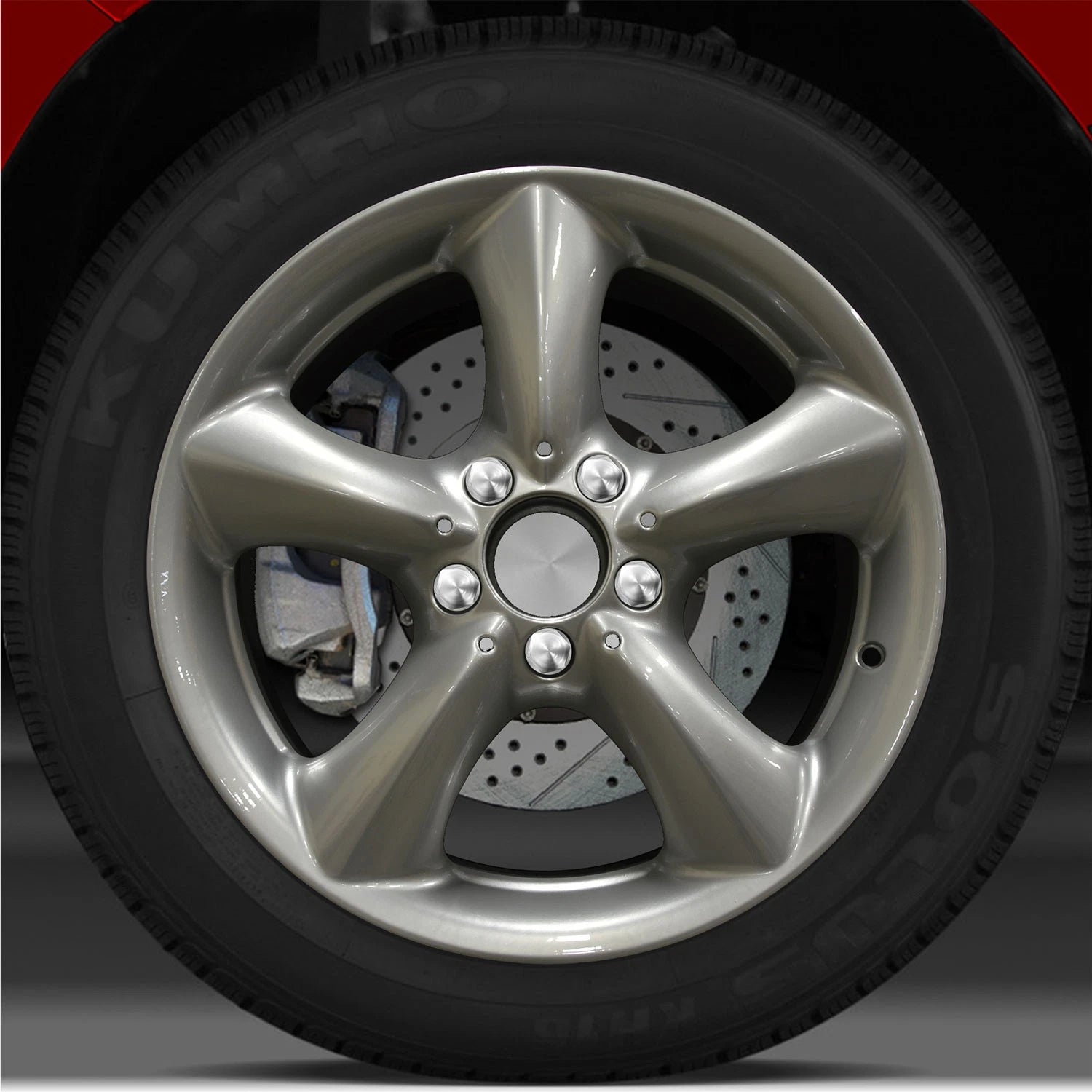17x7.5 Factory Front Wheel (Hyper Bright Mirror Silver) For 2005 Mercedes CLK320