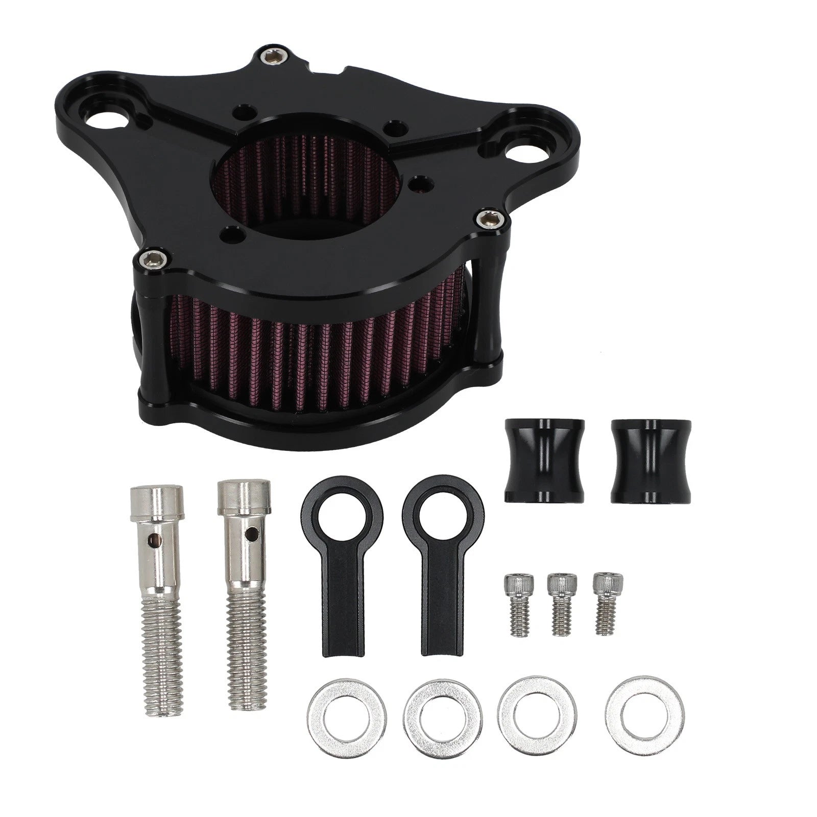 High Flow Air Cleaner for Harley XL1200 883 Sportster 2004-Present Red Filter