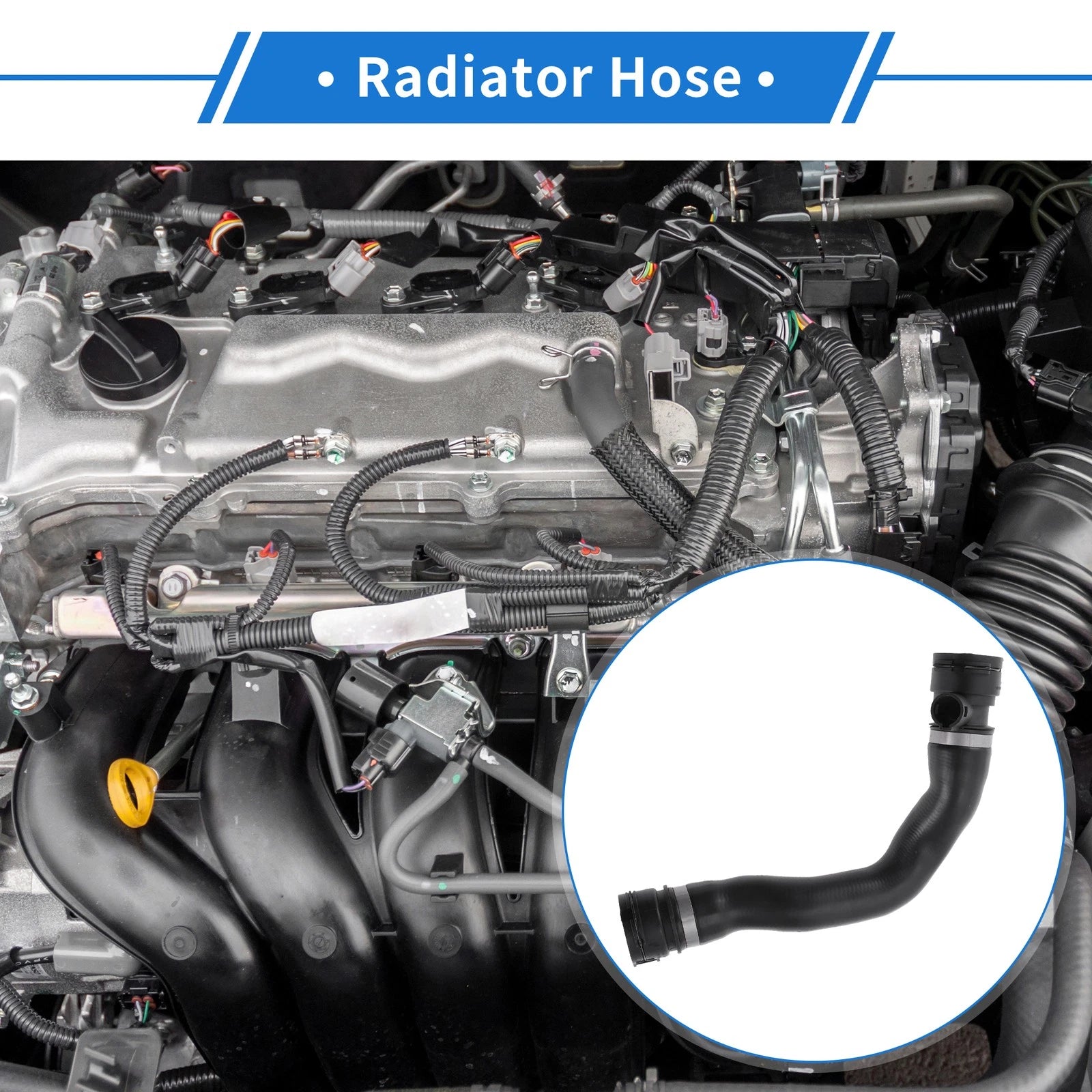 Radiator Hose for BMW X5 (2006–2008) 4.8 No.17127536231