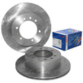 Rear Slotted & Dimpled Rotors & Pads for Patrol GU (1997-2016)