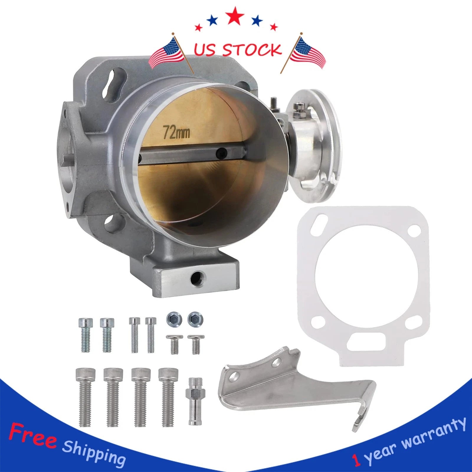 Throttle Body for K-Series RBC PRB Intake Manifold (Fits Various Models)