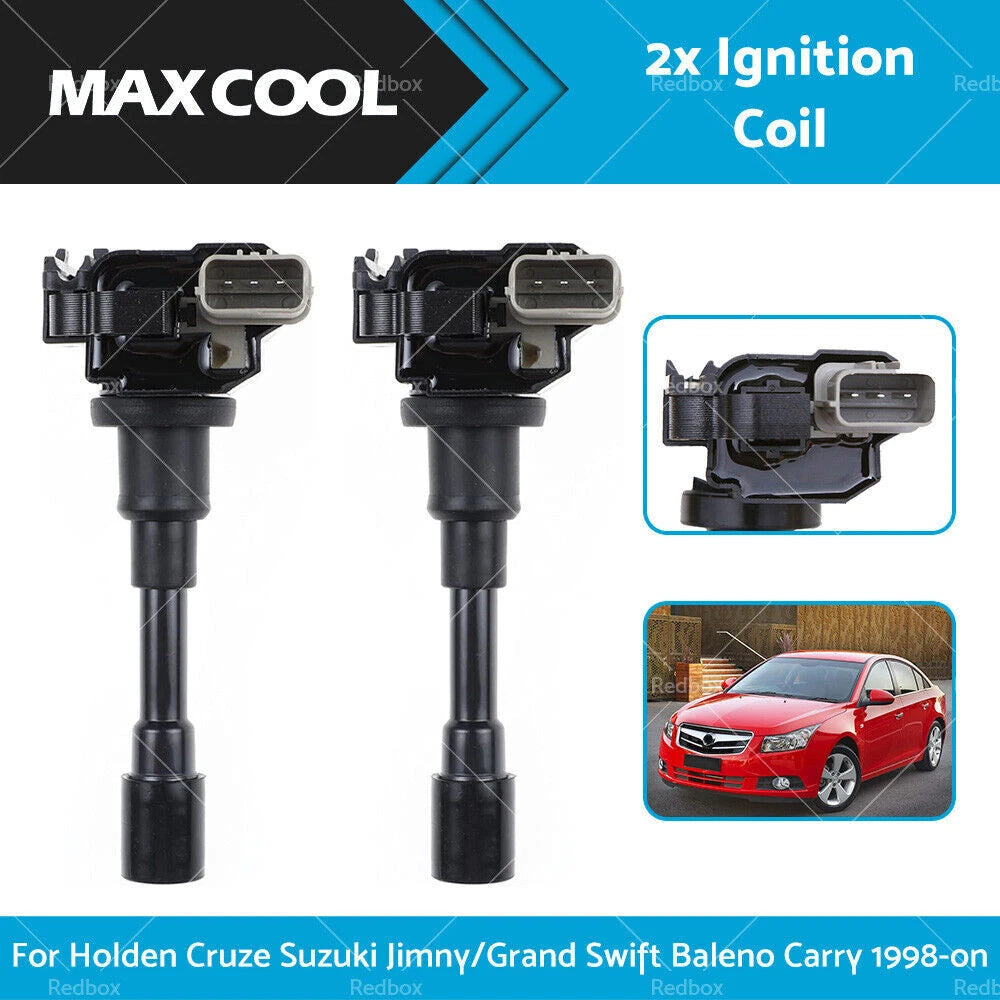 2x Ignition Coil Pack for Holden Cruze Suzuki Baleno Swift (1998–Present)