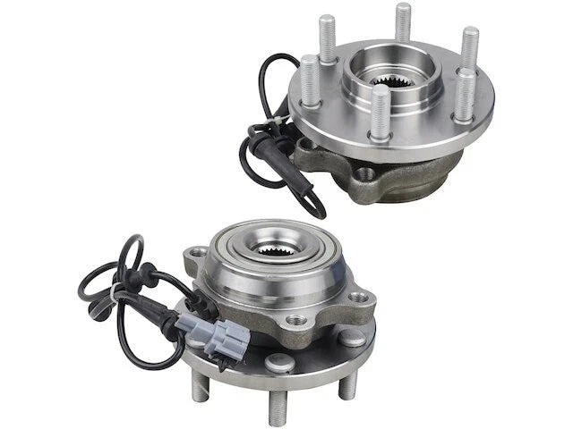 Front Wheel Hub Assembly Set of 2 for Suzuki Equator 4WD (2009–2012) XN117ZJ