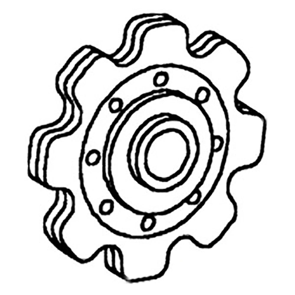 Idler Sprocket for White Corn Head 700 Series, 9400 Series (31-1689940, 1689940W1)