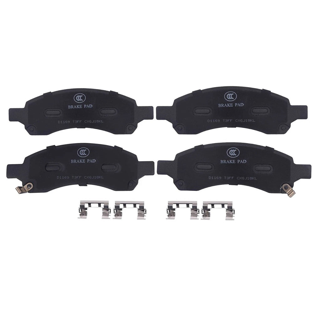 Front Ceramic Brake Pads for Buick Enclave, Chevy Traverse, GMC Acadia (2008–2017)