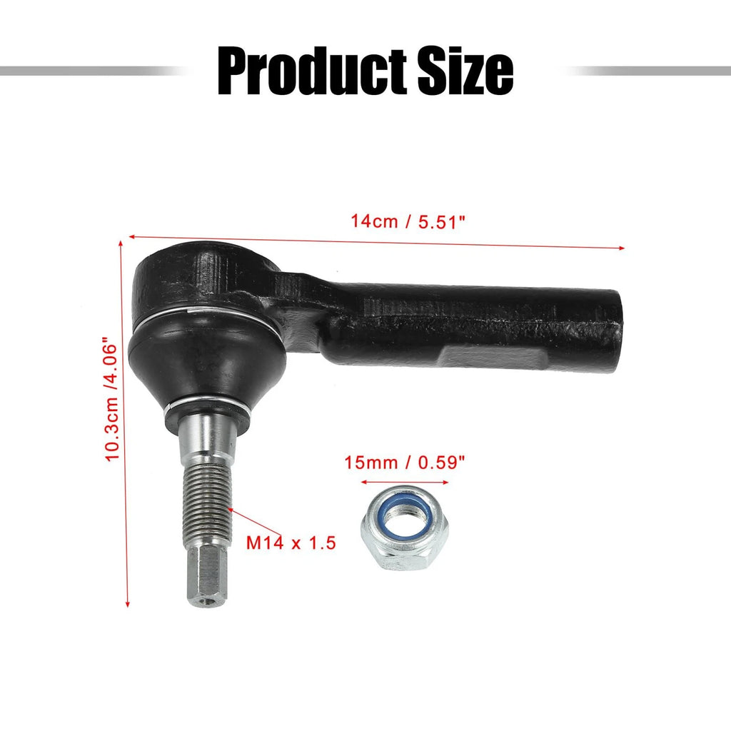 2pcs Front Outer Tie Rod ES800986 for Chrysler 300 (2011–2019) & Dodge Charger (2011–2019)