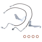 Front Stainless Steel Brake Line Kit for Ford F-250 F-350 4WD (2008–2016)