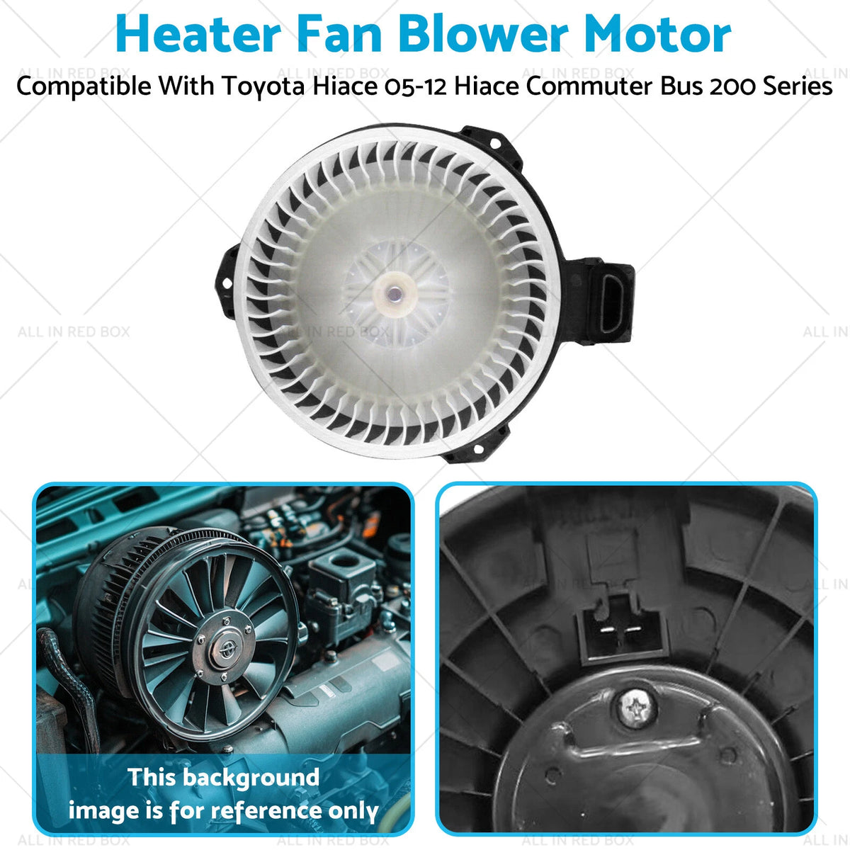 Heater Fan Blower Motor for Toyota Hiace (2005–2012) KDH TRH 200 Series