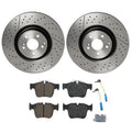 Rear Brake Kit 360mm Disc Rotors Euro Pads for MB X253 C253 GLC63 AMG (2016–2023)
