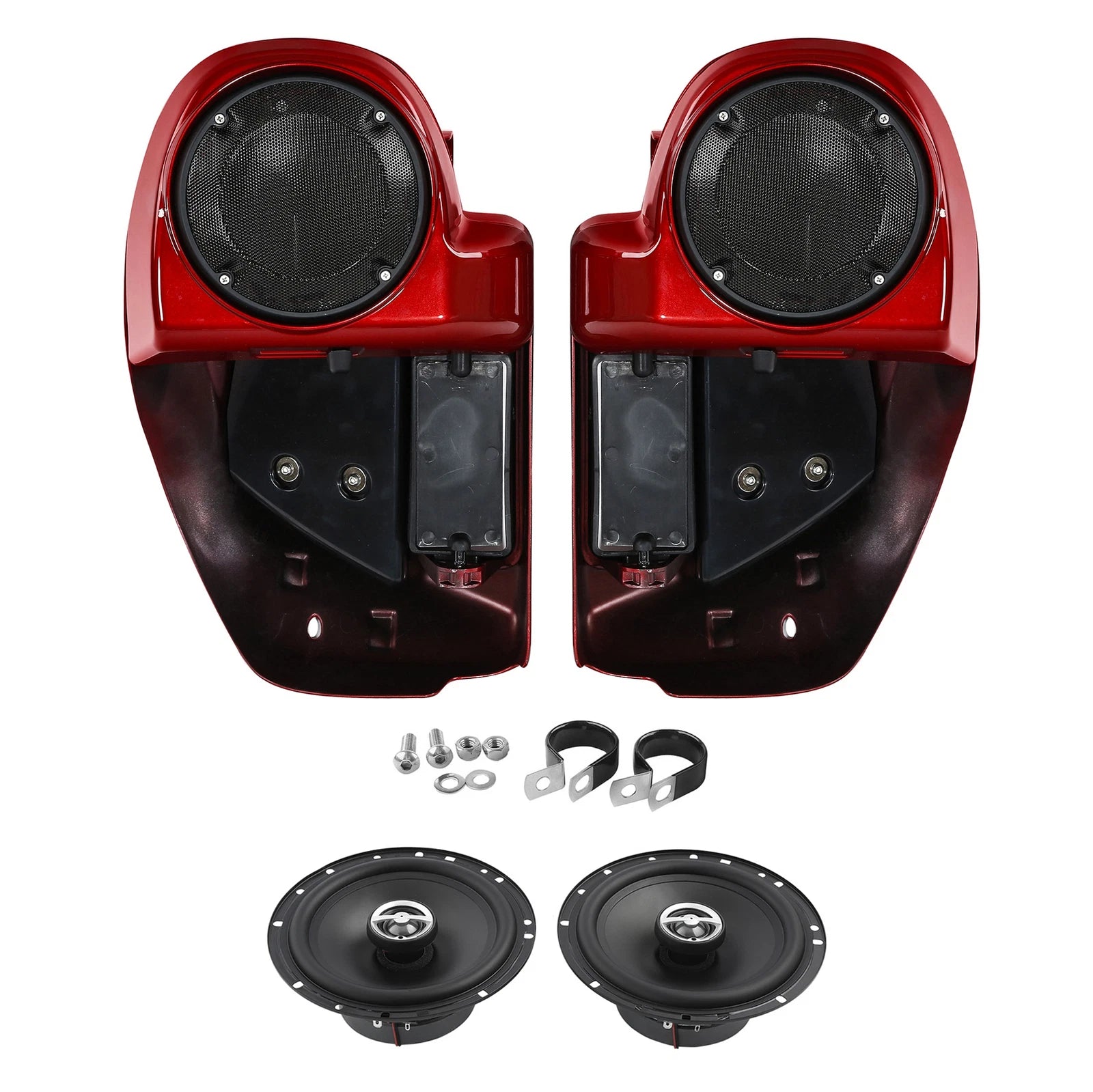 Lower Vented Leg Fairings & Speakers for Harley Electra Glide (2014–2025)