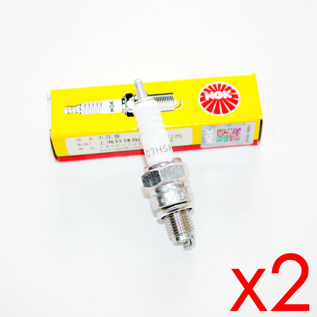 2X NGK C7HSA Spark Plug for PIT PRO 110c 125cc 140cc (Year Not Specified)