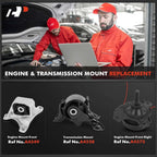 3X Engine Motor & Transmission Mount for Honda Element (2003-2010)