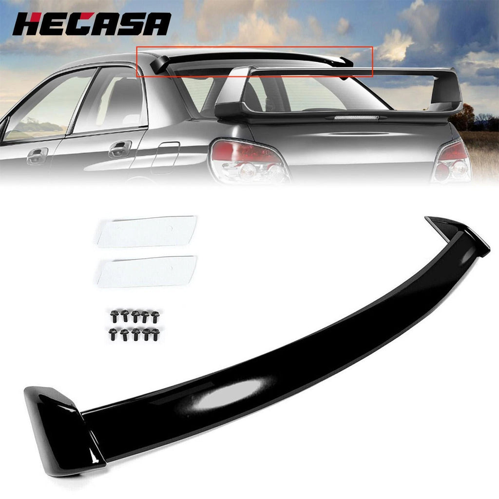 Glossy Black Rear Window Roof Spoiler for Subaru Impreza WRX STI (2002–2007)