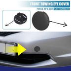 Tow Hook Cover Cap for Honda Fit (2008–2010) Matte Black