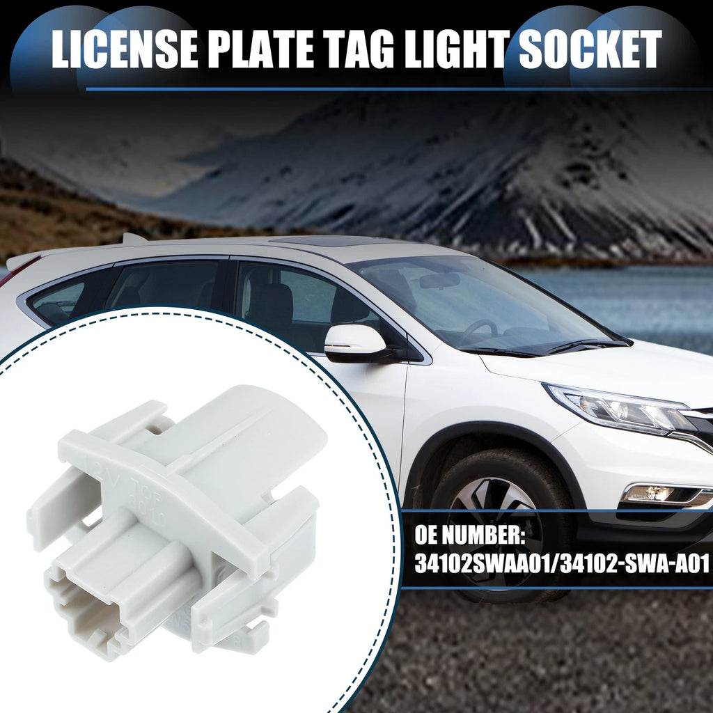 License Plate Tag Light Socket No. 34102SWAA01/34102-SWA-A01 for Honda Civic 