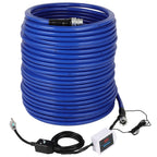 Heated Water Hose 100FT for Antifreeze (-45°F) with Digital Display