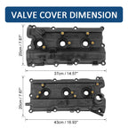 Camshaft Engine Valve Cover Set Left Right 132708J112 for Nissan 350Z (2003–2006)