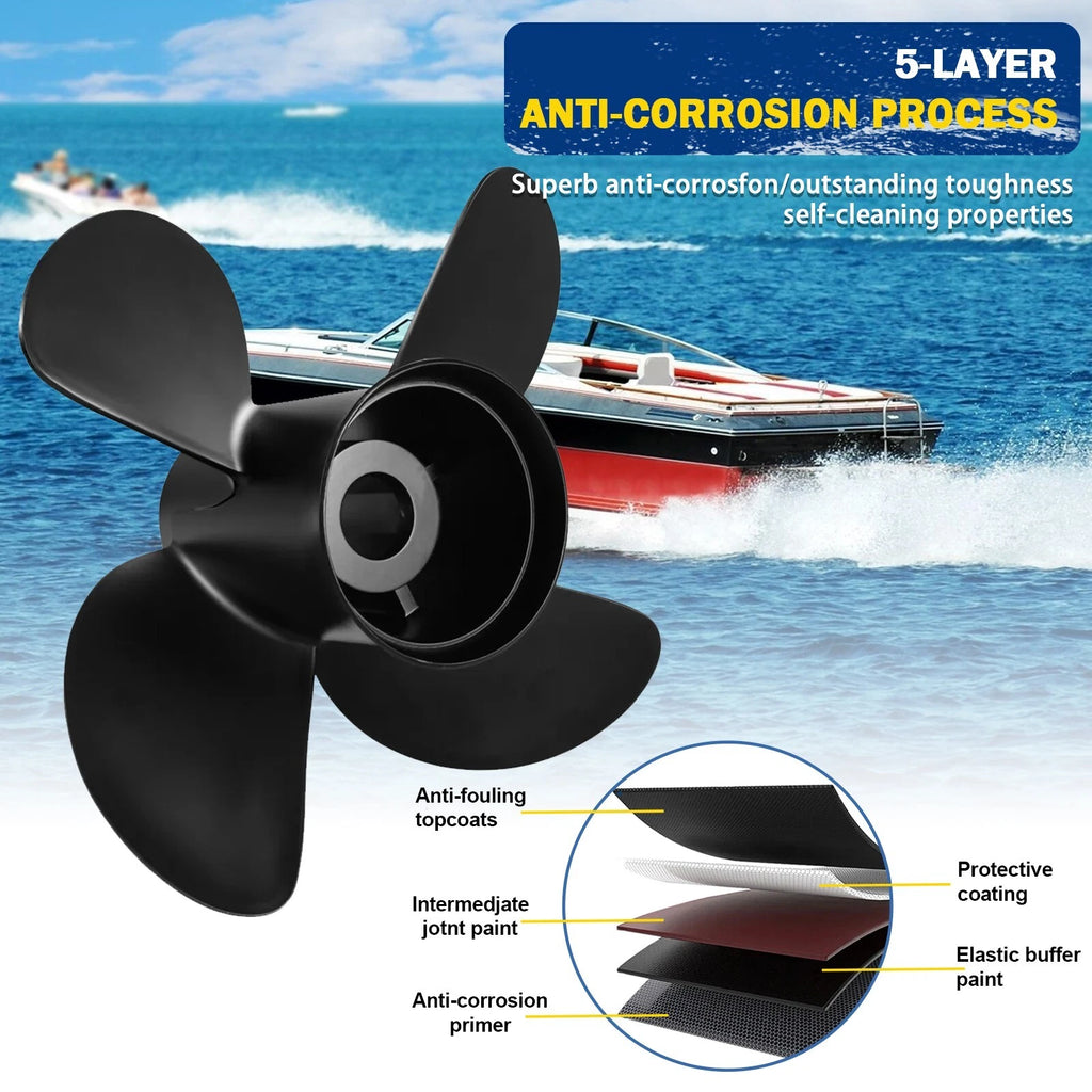 14 x 21 Boat Propeller for Mercury Outboard 90-300HP (15 Spline, RH)