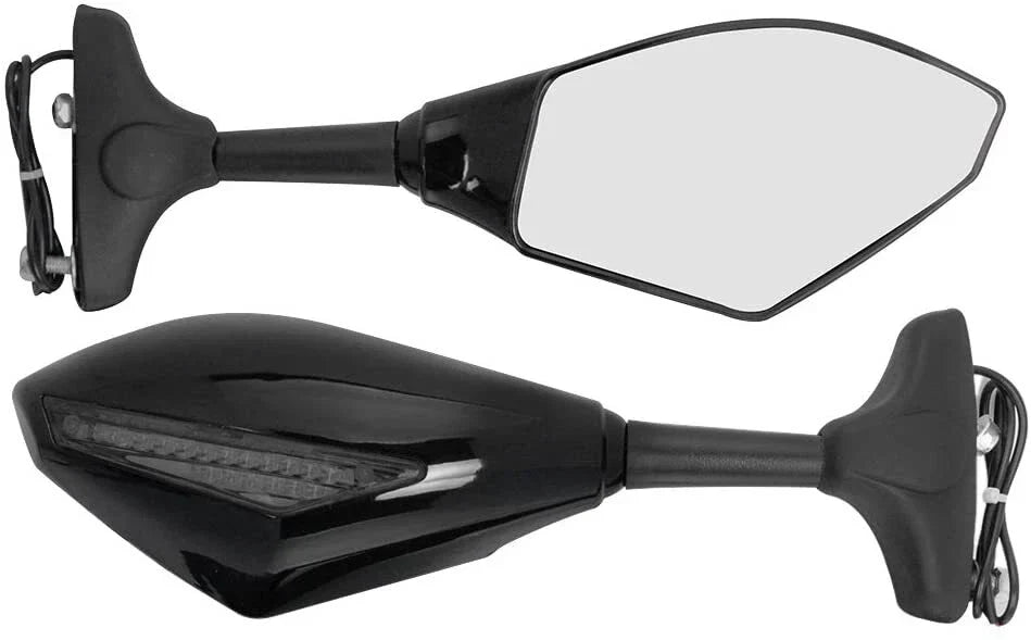 LED Turn Signal Mirrors for Yamaha YZF600R FZ6R R6 R1 (1996-2023)
