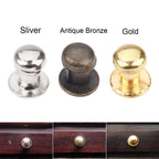 12Pcs Antique Jewelry Box Drawer Knob Pull Handle with Screw