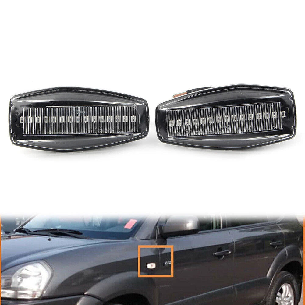 Dynamic Turn Signal LED Side Marker Light for Hyundai Elantra XD (2000–2006)