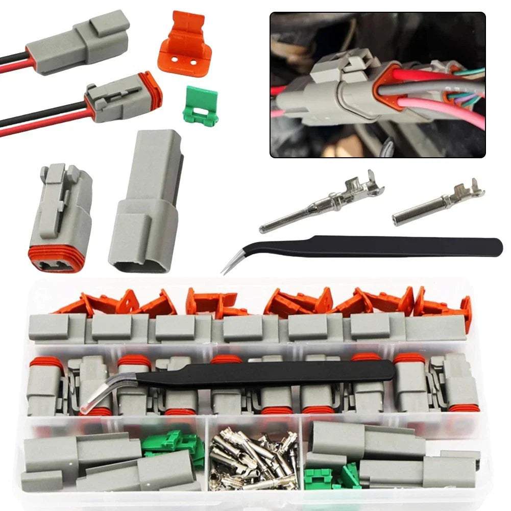 Gray Waterproof Wire Connectors / Set 10 / Universal for Car RV Truck Wiring