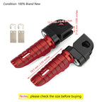 Front Footrests Foot Pegs for Kawasaki Z300 Z400 Z650 Z800 Z900 Z1000 (2013–2023) Red T9