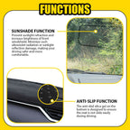 Black Non-Slip Dashboard Cover for Toyota RAV4 (2019–2024)