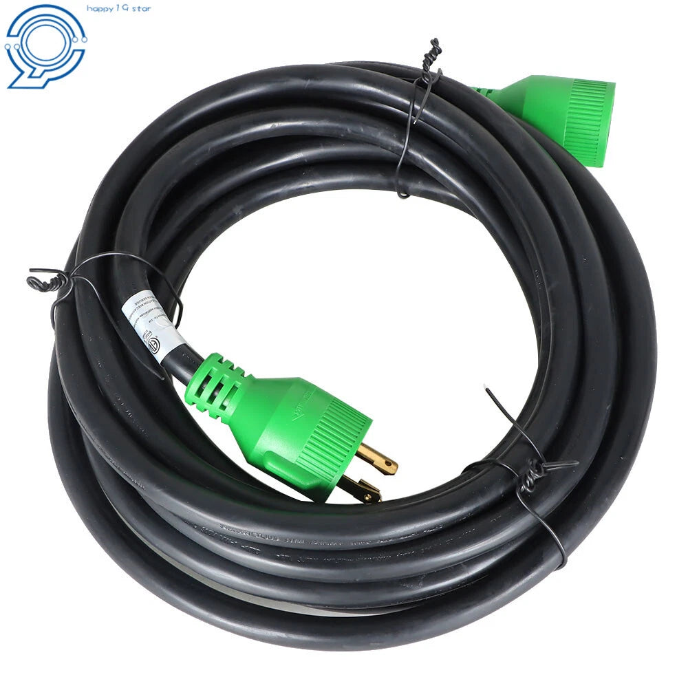 25Ft Generator Extension Power Cord L14-30 for Power Inlet Box