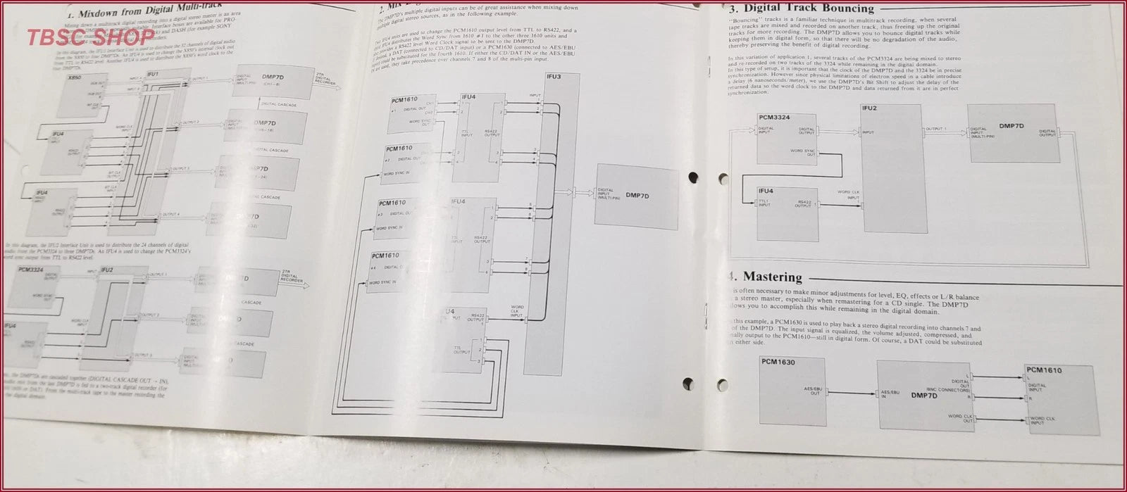 Yamaha DMP7D Digital Mixing Processor Engine Sales Brochure