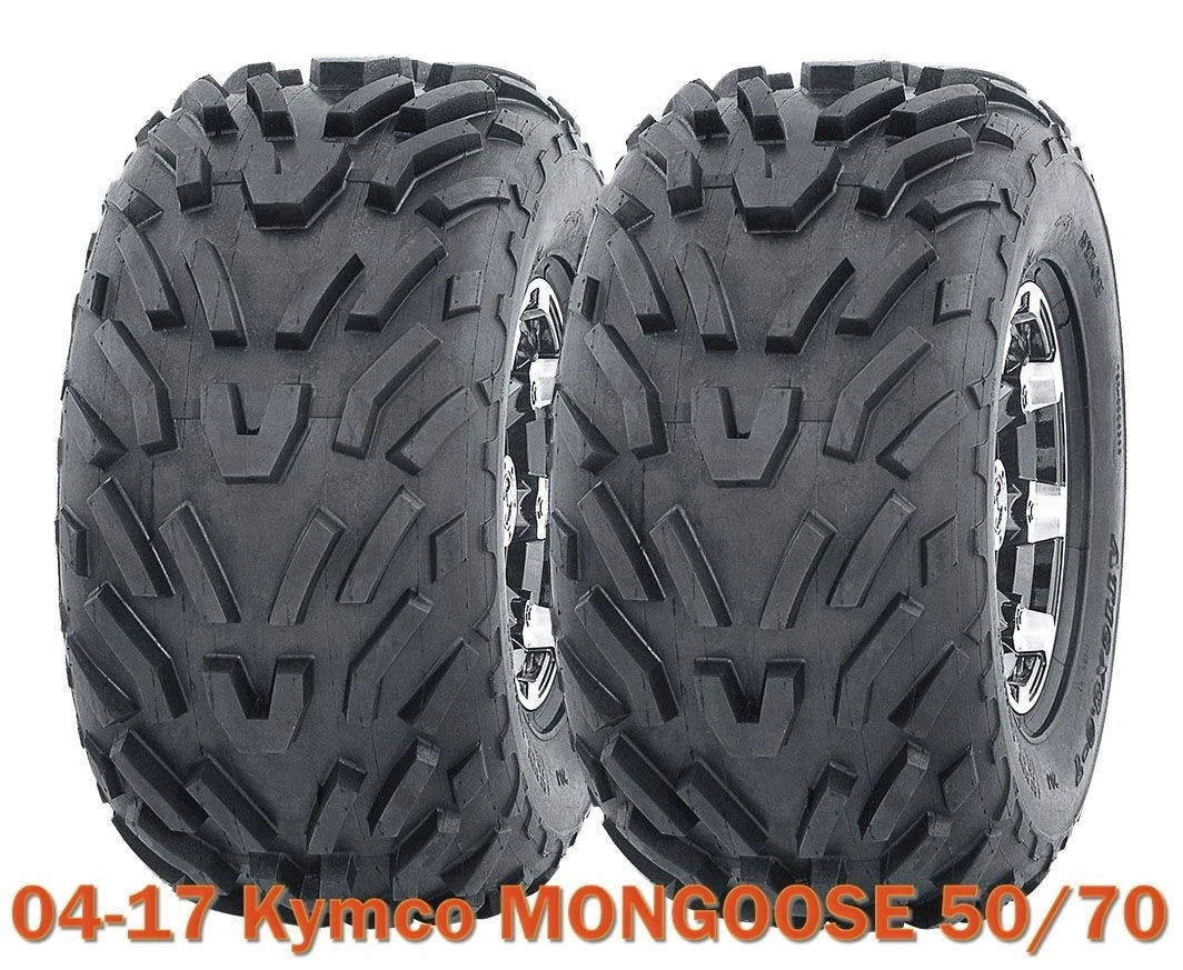 Set of 2 ATV Tires 16x8-7 for Kymco Mongoose 50/70 (2004–2017)