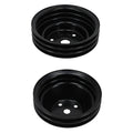 2&3 Groove V Belt Pulley for Chevy Small Block V8 262-400 283-350 (Direct Fit)