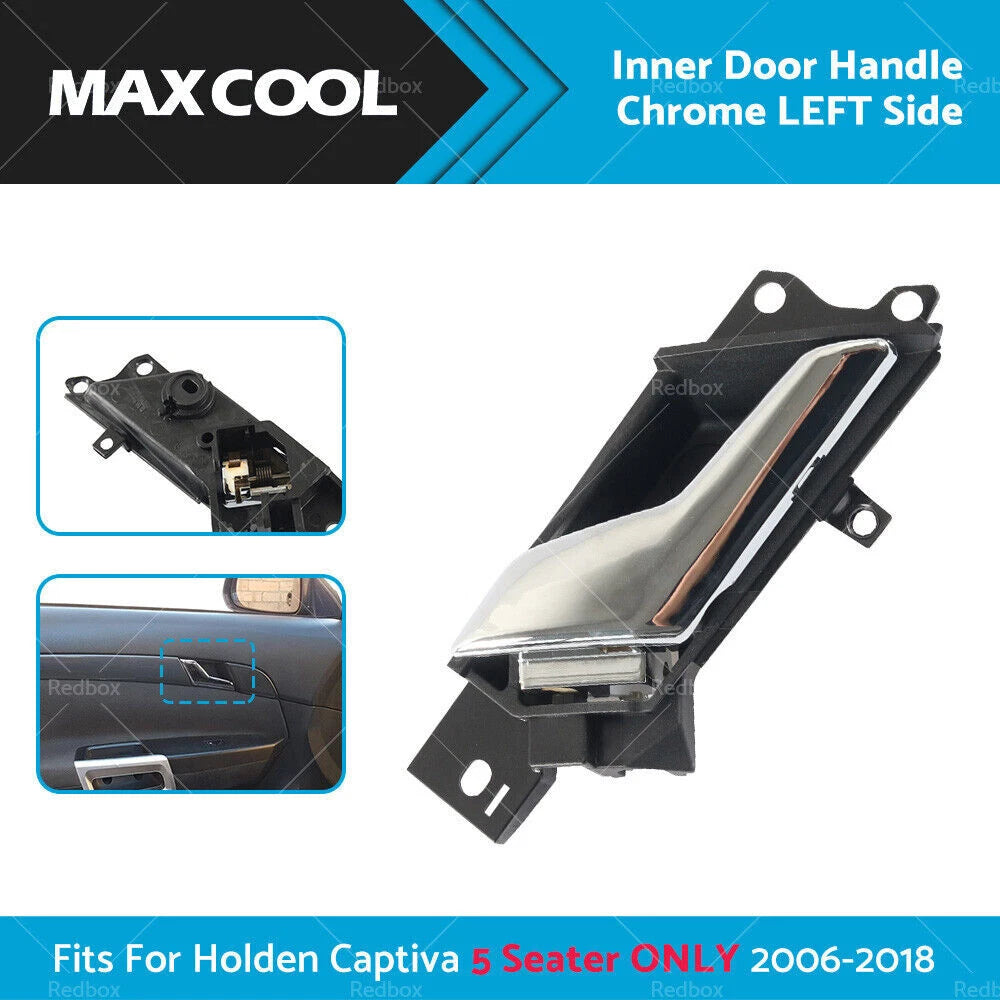 Left Inner Door Handle Chrome for Holden Captiva (2006–2018)