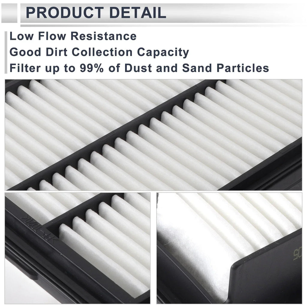 Engine Cabin Air Filter Combo Set for Hyundai Elantra (2017-2020)
