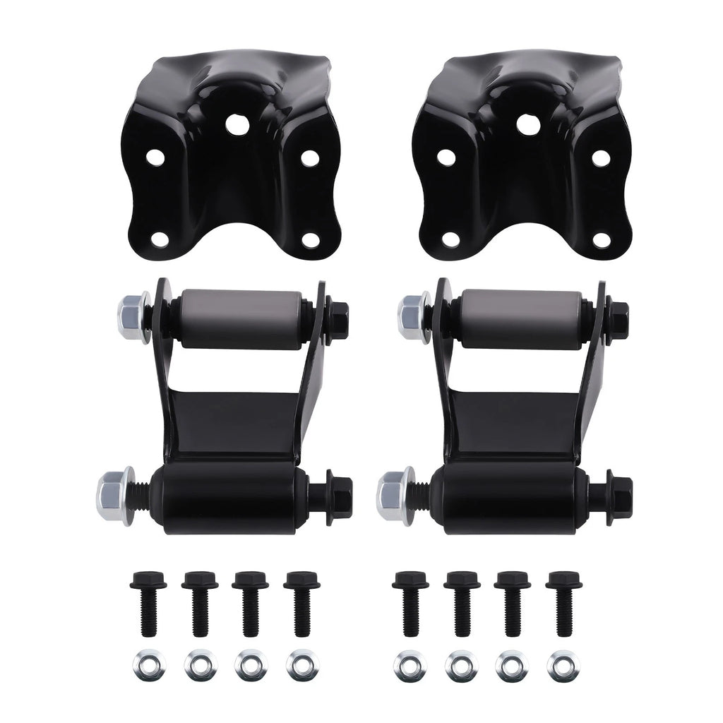 Rear Leaf Spring Shackle Bracket Kit for Ford F-150 F-250 F-350 (1980–2004)