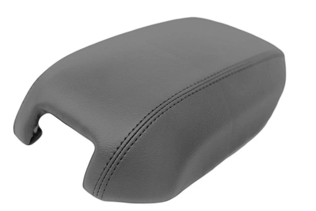 Center Console Armrest Cover for Volvo XC90 (2003–2014) Gray Leather Synthetic