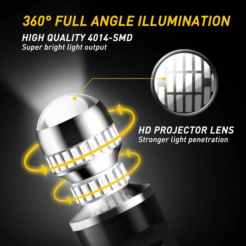 2X 3157 LED Brake Stop Tail Light Bulbs for Various Models