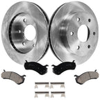 Brake Disc and Pad Kit for Chevrolet Tahoe (2000) Front Ceramic Pads